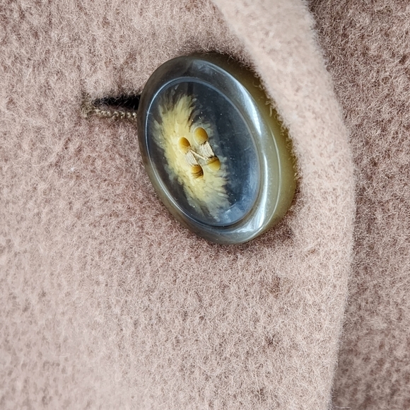 Cinzia Rocca Vintage Women's Wool Cashmere Blend Button Front Coat - 10 - Picture 5 of 8